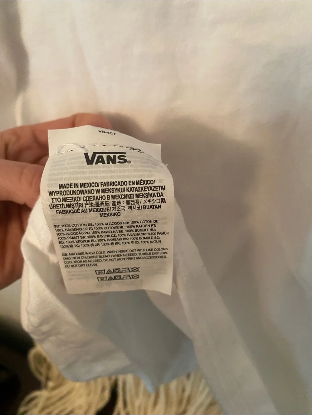 Vans Tshirt golf 66 size medium men’s white short sleeve Tshirt 100% cotton tee - Picture 7 of 7